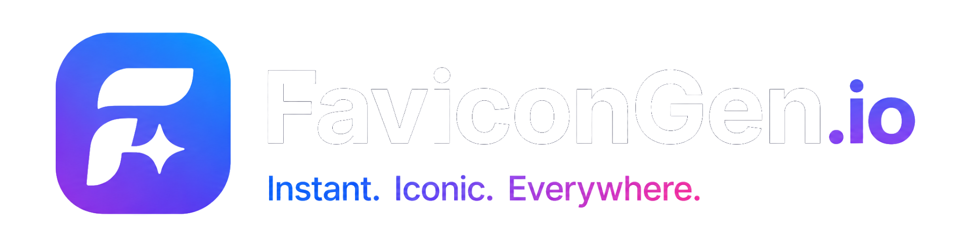 FaviconGen.io — Instant. Iconic. Everywhere.